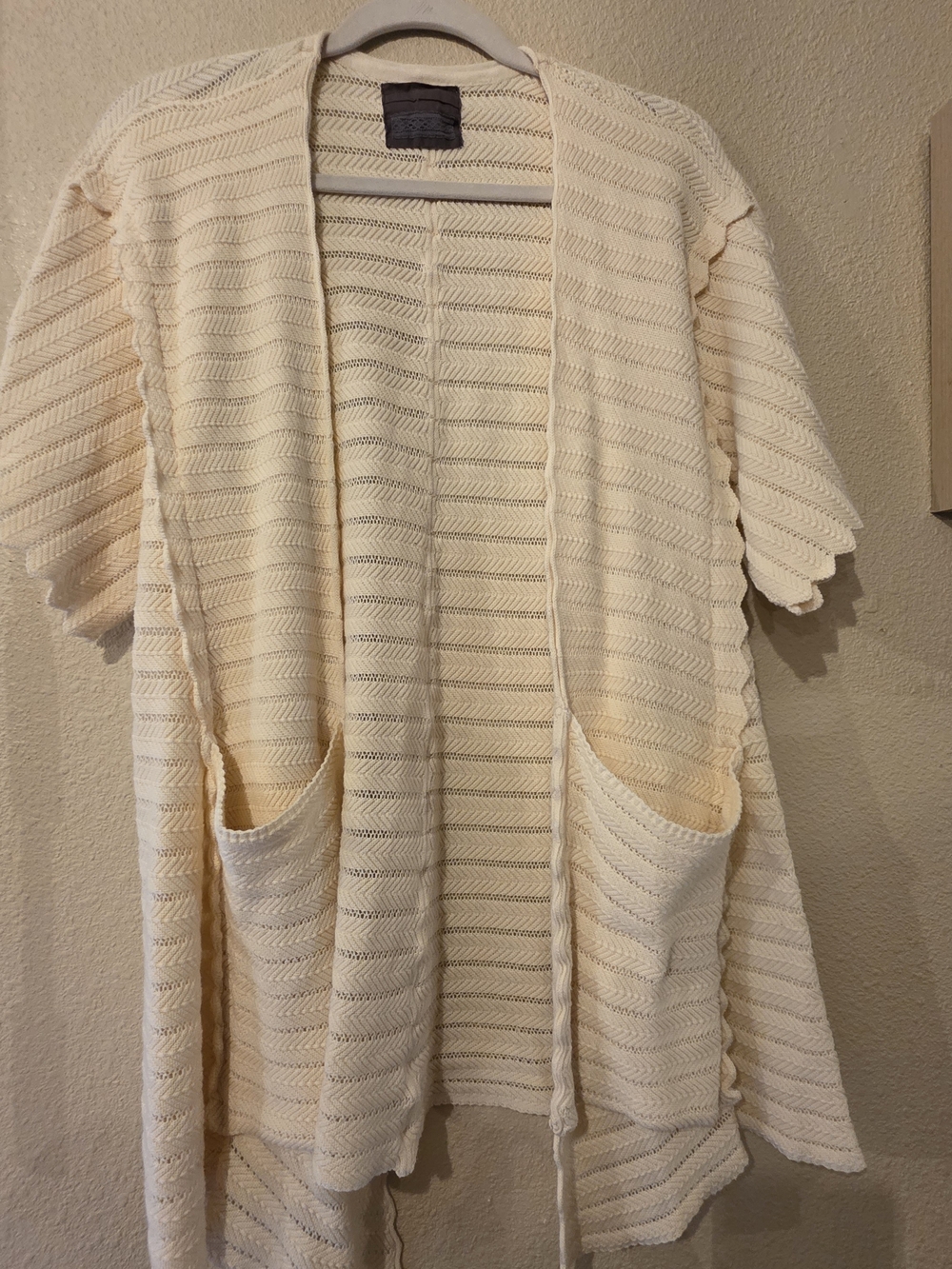 Open-Front Cashmere Blend Sweater -Anthropology